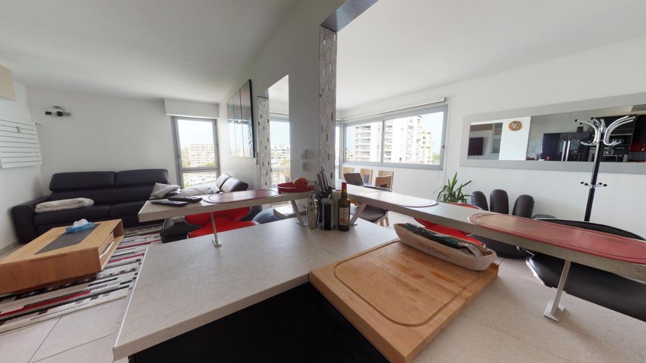 Duplex Grand Standing Vue Mer Et Port Mauguio Eksteriør bilde